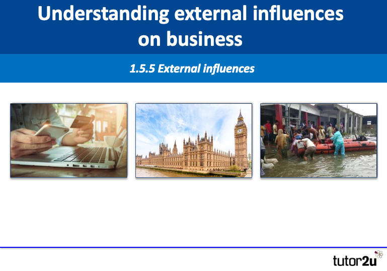 1.5.5 External Influences Teacher Powerpoint for Edexcel GCSE Business ...