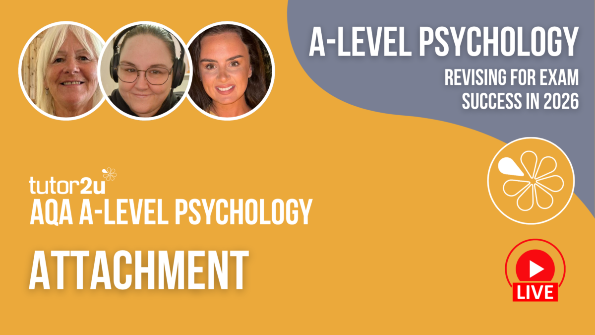 Attachment Revision | AQA A Level Psychology Live Stream | Livestreams ...