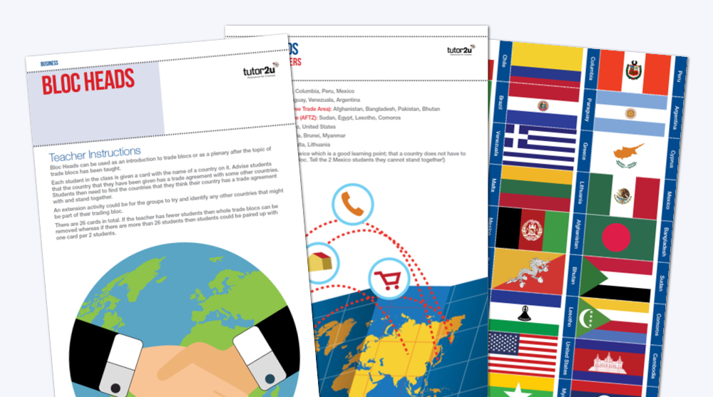 Bloc Heads (Trade Blocs) Shop tutor2u