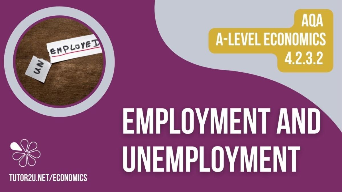 4.2.3.2 Employment and Unemployment (AQA A Level Economics Teaching Powerpoint) Reference