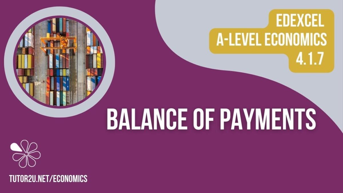 4.1.7- Balance Of Payments (Edexcel A-Level Economics Teaching ...