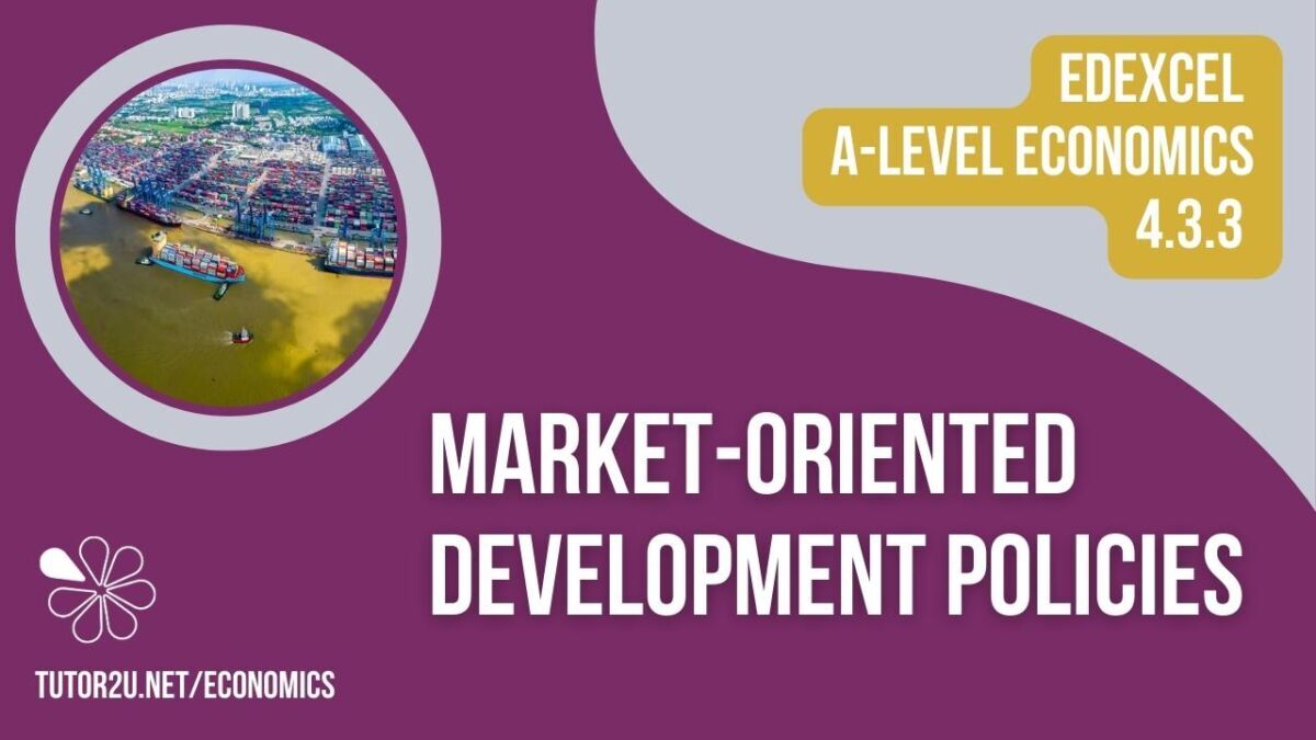 4.3.3 MarketLed Development Policies (Edexcel ALevel Economics