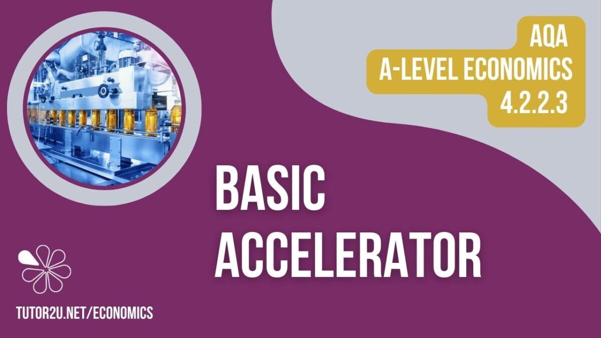 4.2.2.3 Investment and the Accelerator (AQA A Level Economics Teaching Powerpoint) Reference