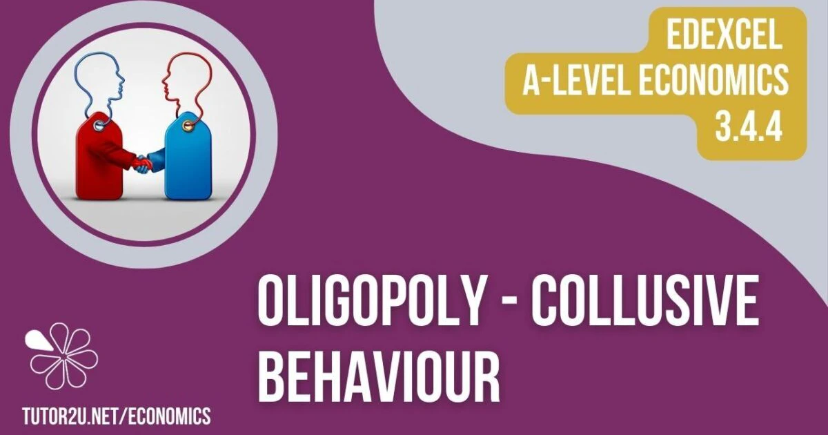 3.4.4 Oligopoly - Collusive Behaviour (Edexcel A-Level Economics ...