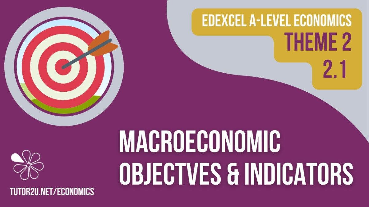 2.1 Macroeconomic Objectives And Indicators (Edexcel A-Level Economics ...