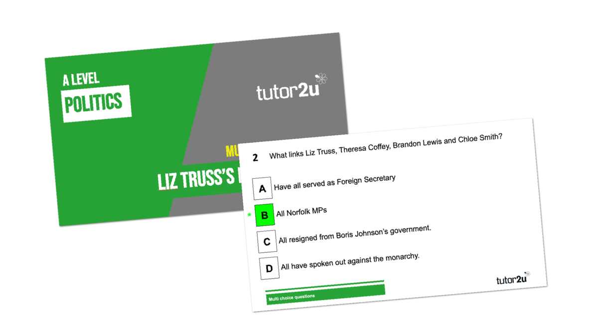 Truss's First Cabinet | Multiple Choice Quiz | Blog | Politics | Tutor2u