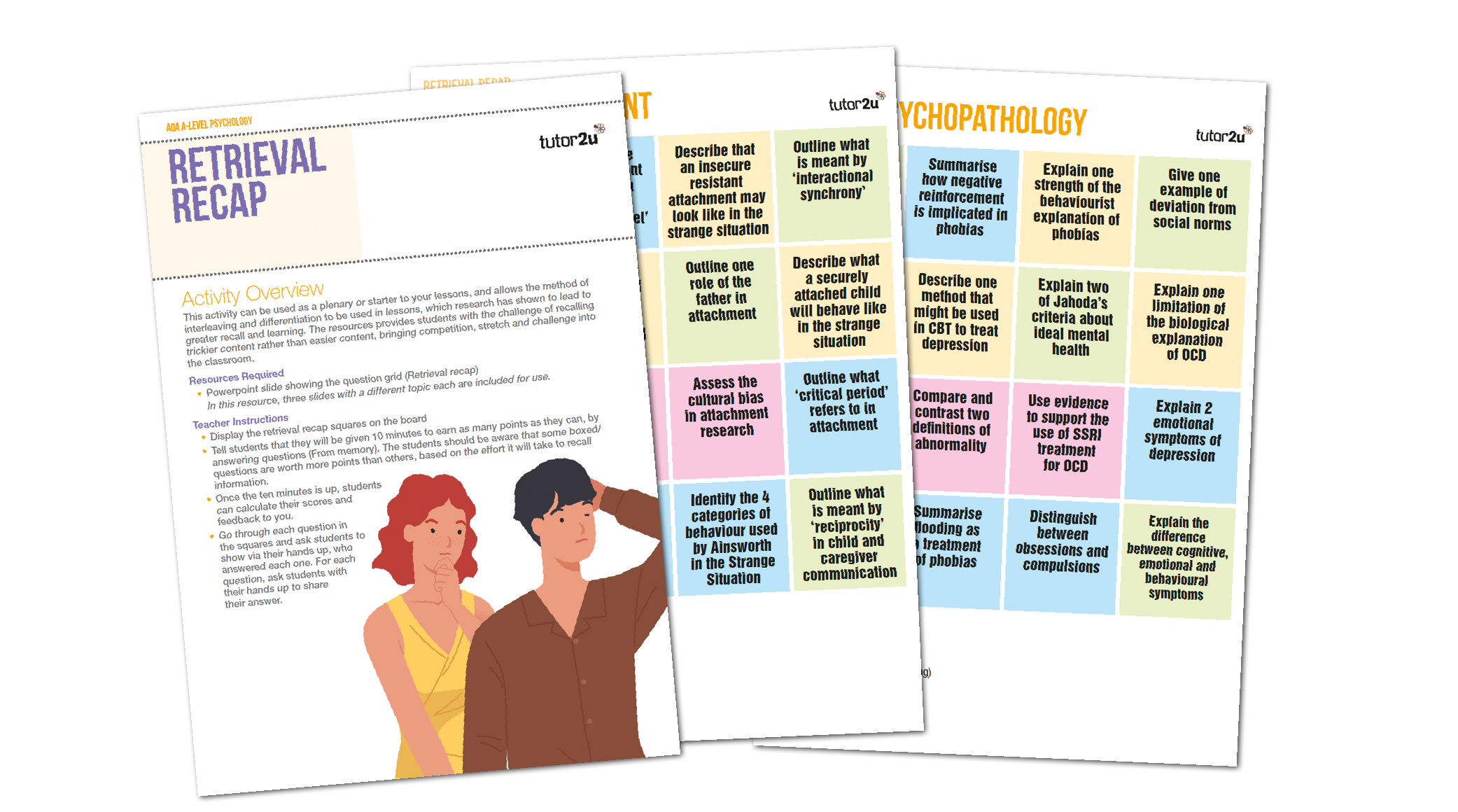 Teaching Activty: Retrieval Recap | Reference Library | Psychology ...