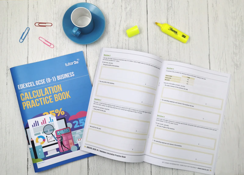 Calculation Book Calculation Practice Book for Edexcel GCSE Business | Shop | tutor2u