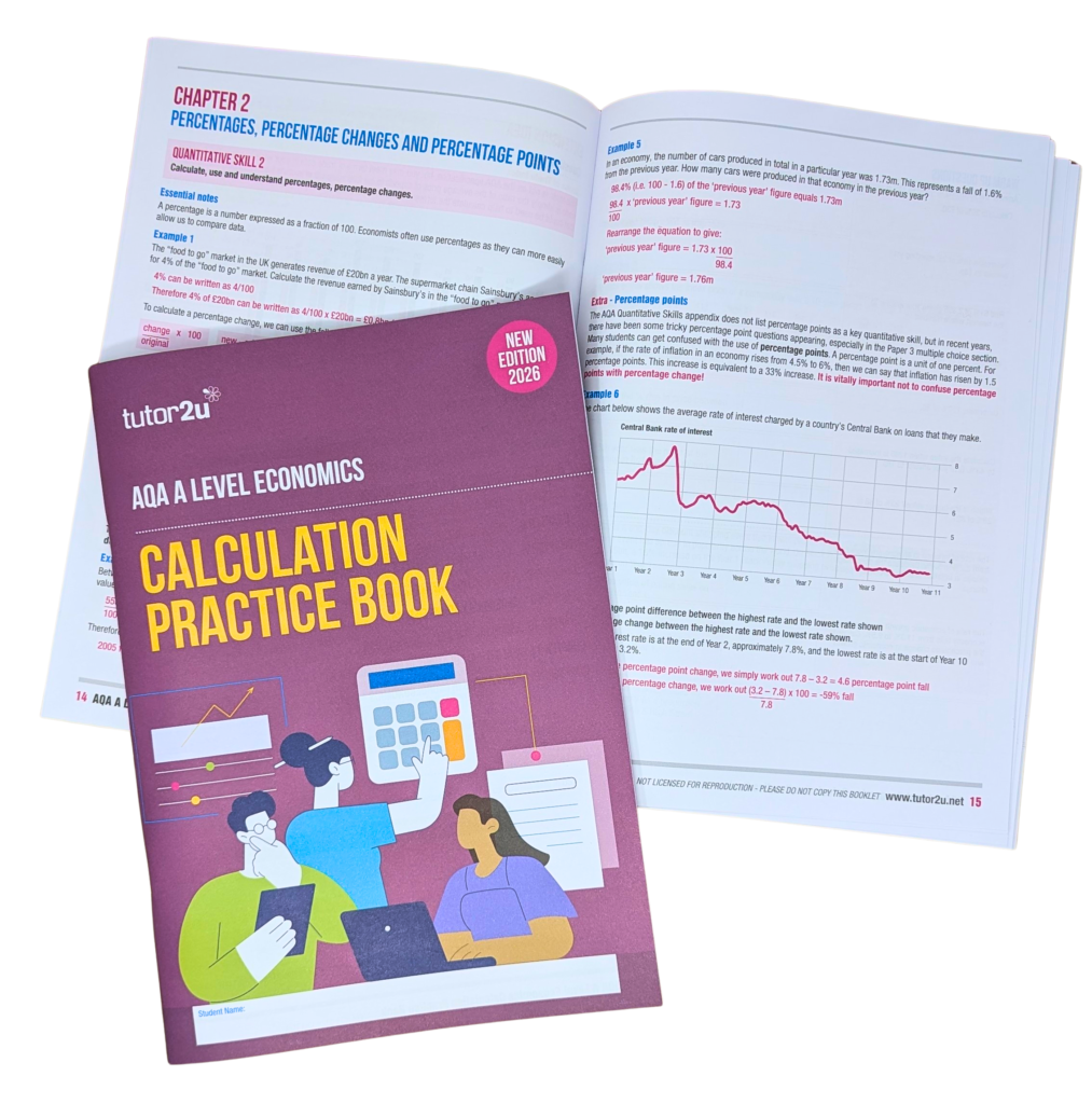Calculation Practice Book for AQA A-Level Economics - 2026 Edition ...