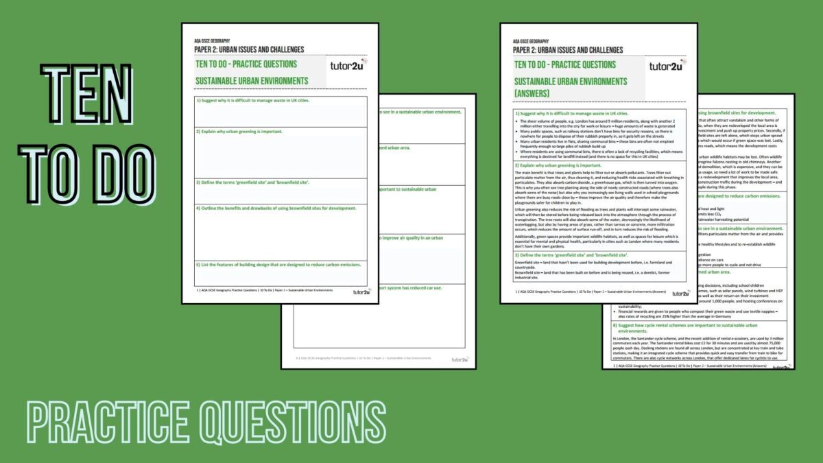 Geography Teaching Resources Shop Geography tutor2u