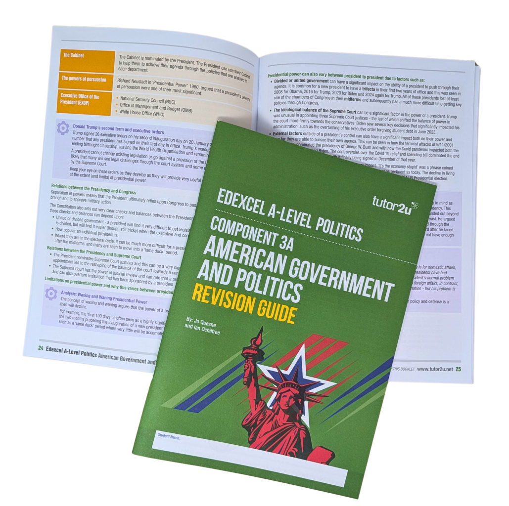 Component 3a American Government & Politics Revision Guide for Edexcel ...