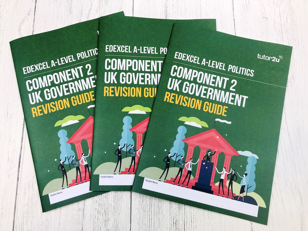 Component 2 Revision Guide for Edexcel A-Level Politics | Shop | tutor2u