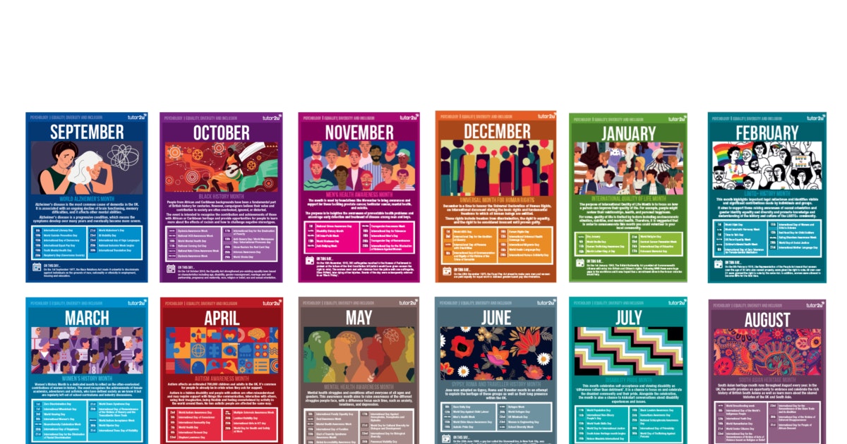 Equality And Diversity Calendar 2025