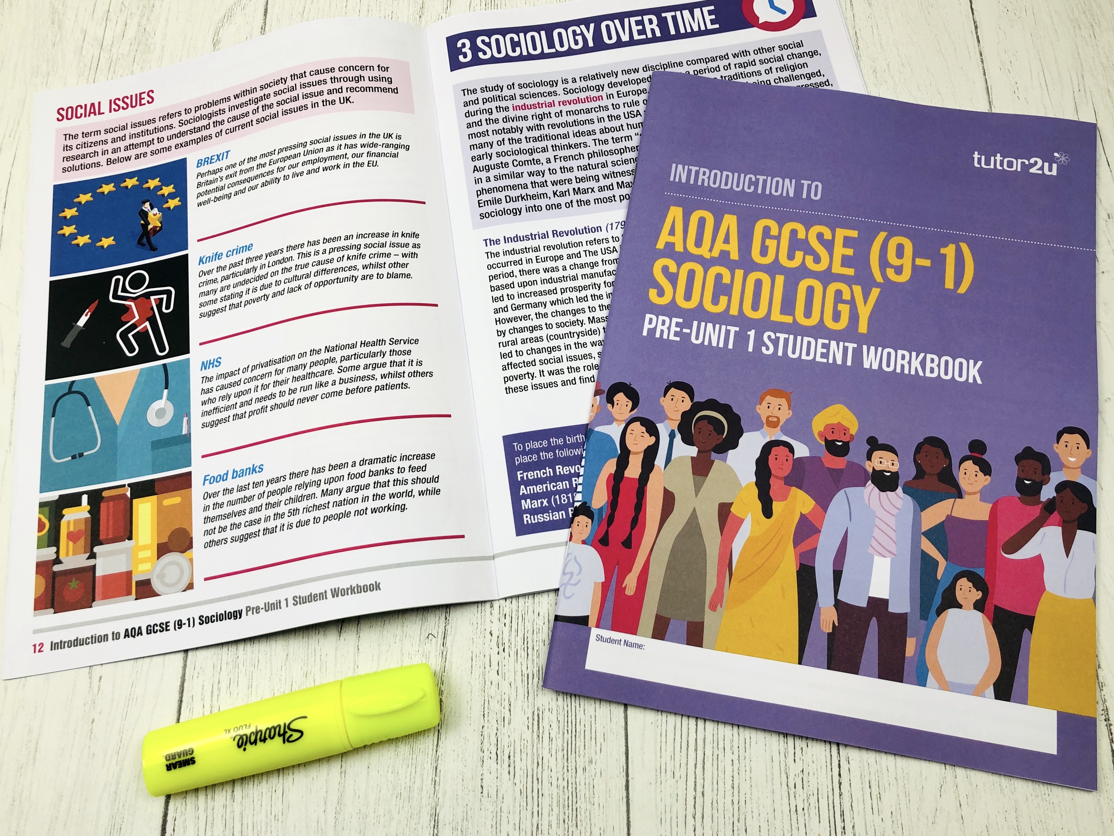 Pre-Unit Introduction Student Workbook For AQA GCSE Sociology | Shop ...