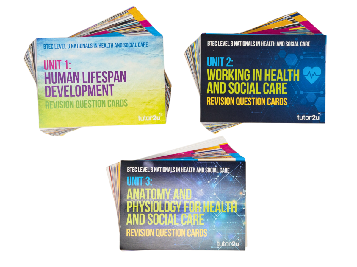Revision Flashcard Packs for BTEC National Health & Social Care Shop