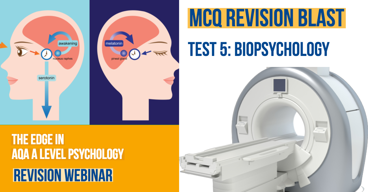 Biopsychology: MCQ Revision Test 1 for AQA A Level Psychology ...