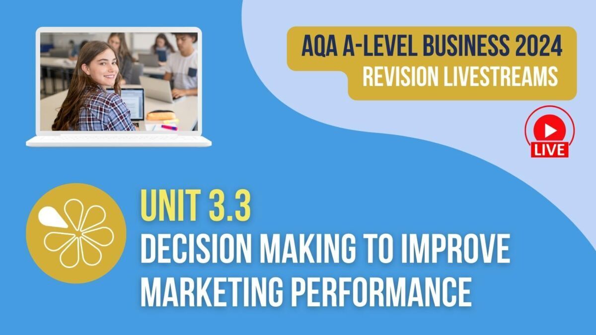 Unit 3.3 Marketing | Live Revision For AQA A-Level Business Exams In ...