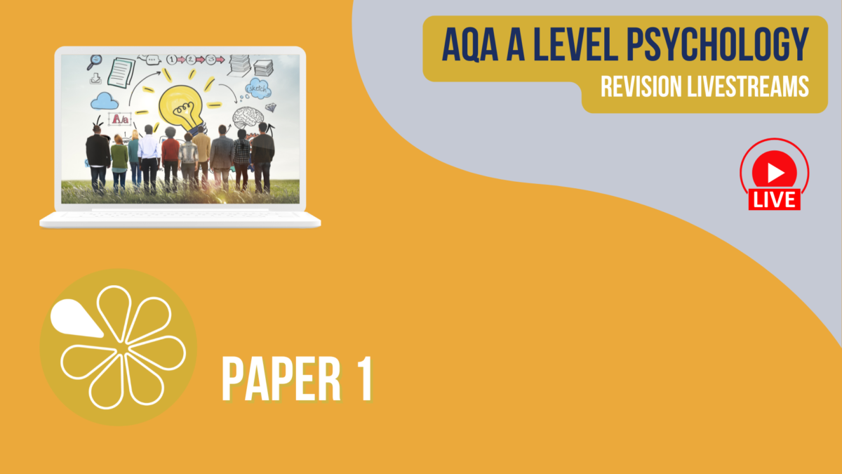 Paper 1 | AQA A Level Psychology Live Revision for 2025 | Livestreams ...