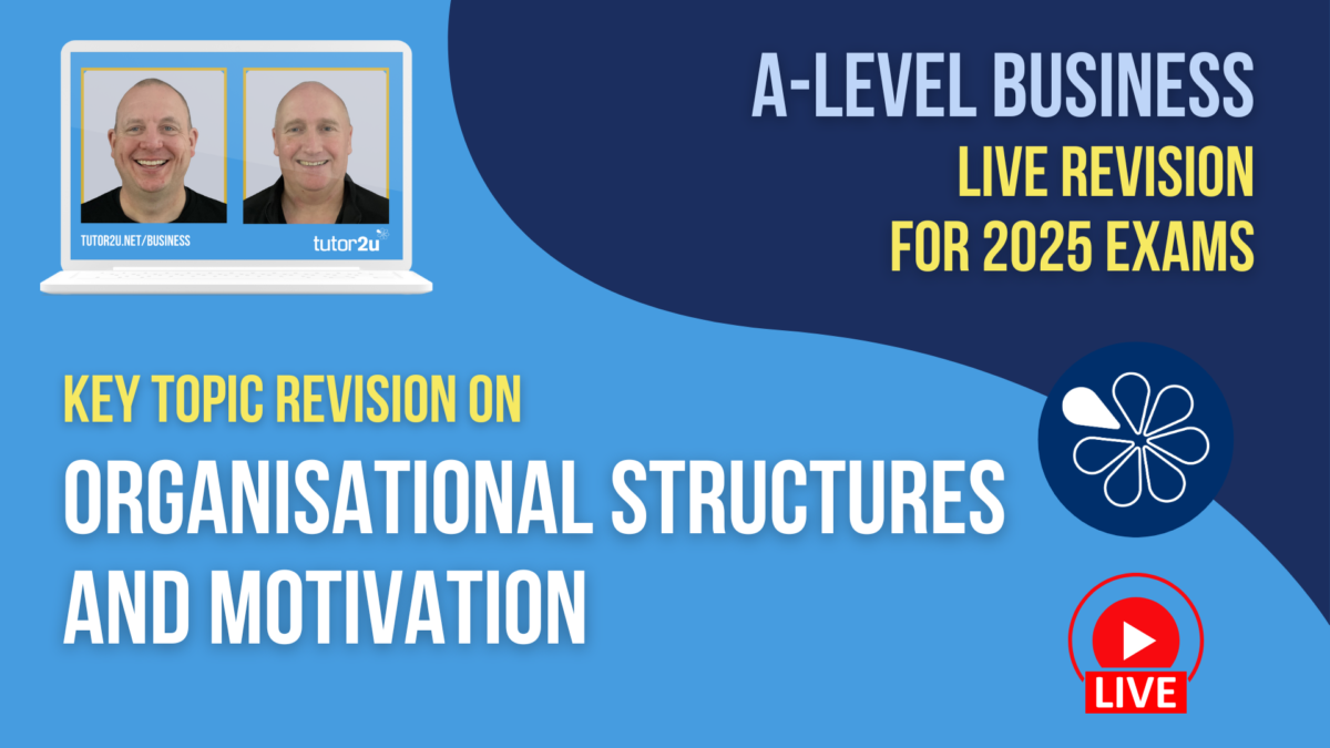 Organisational Structure and Motivation | A-Level Business Live ...