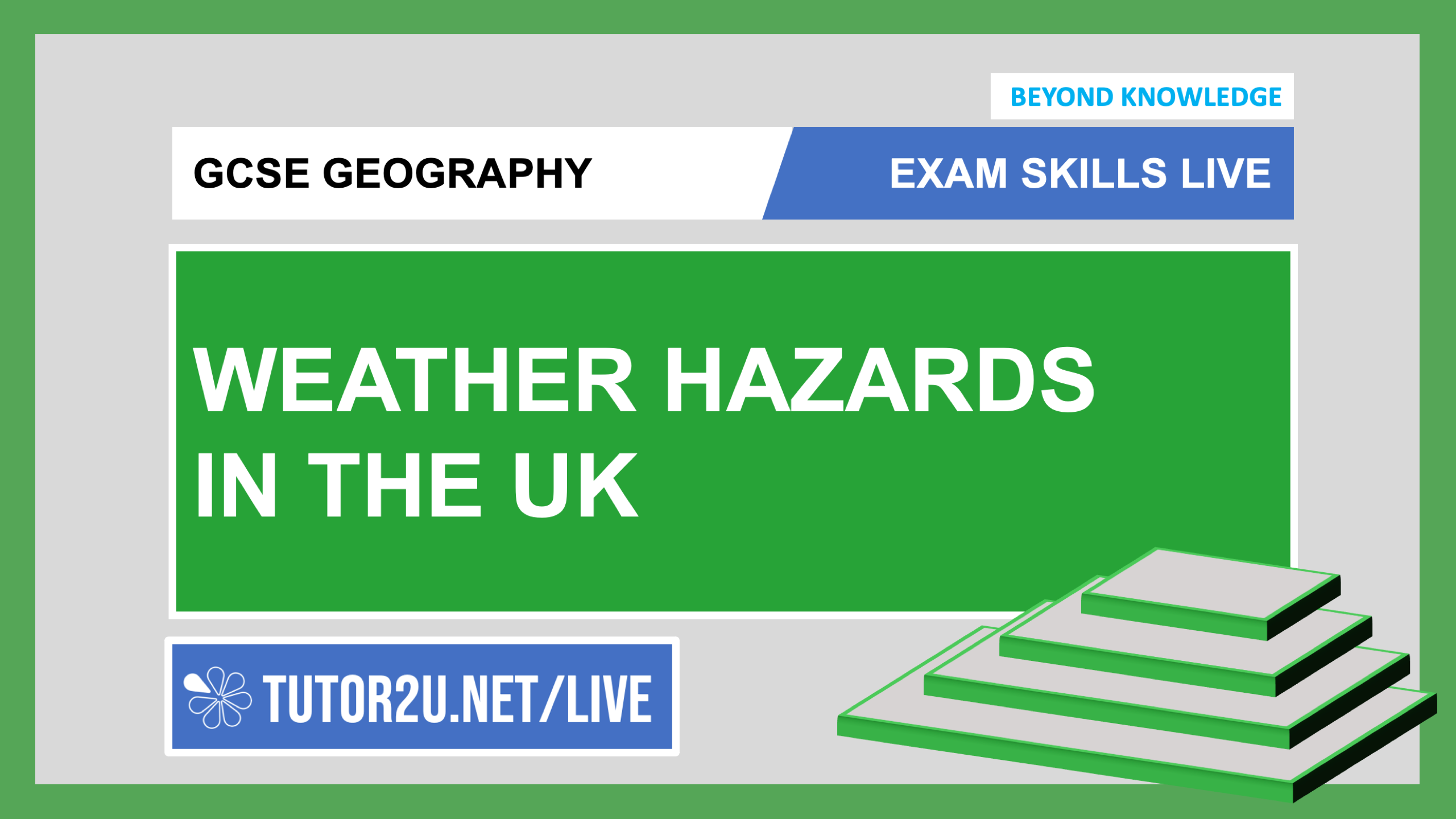 GCSE Geography | Exam Skills Live | Weather Hazards In The UK ...