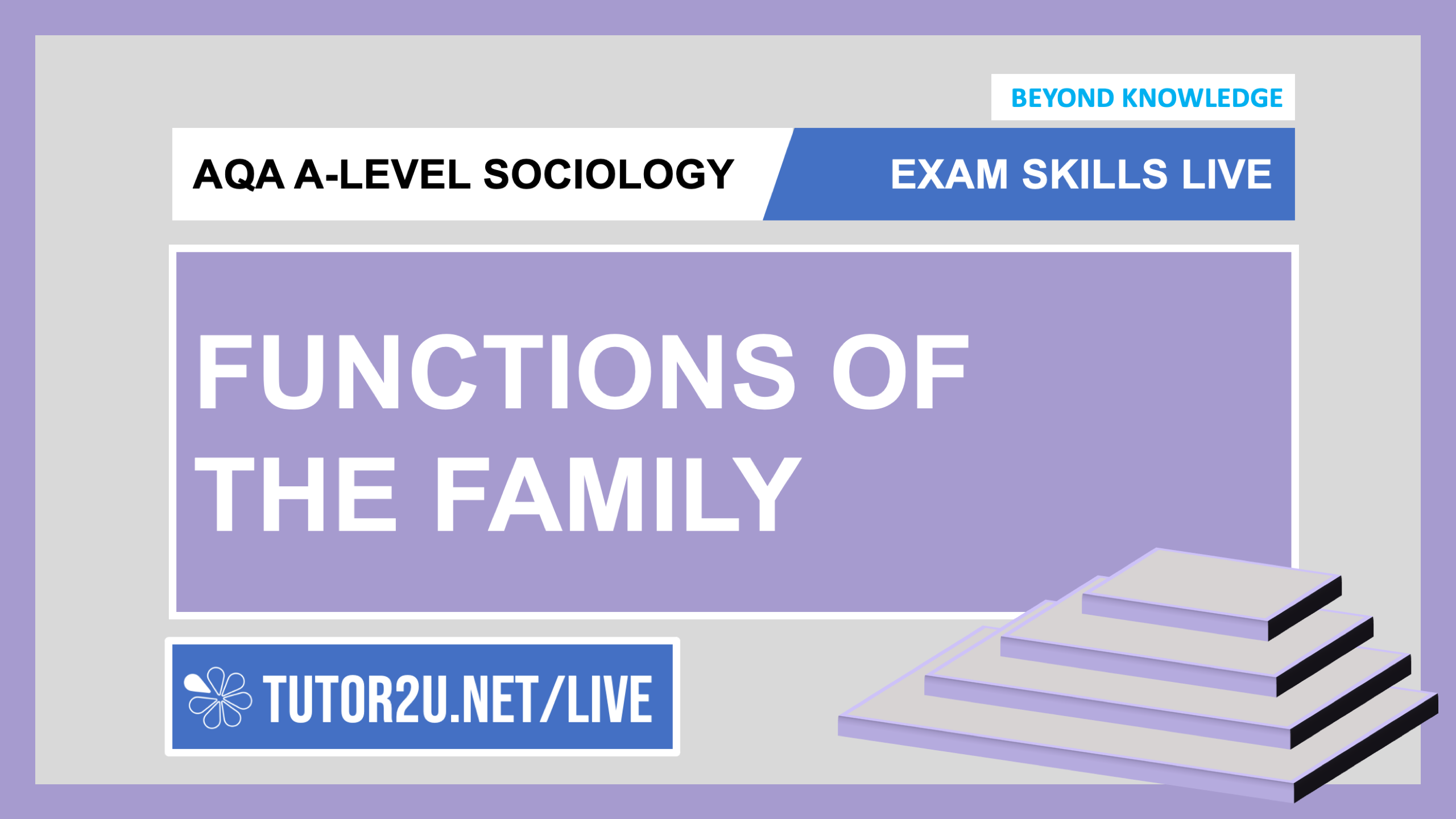 AQA A-Level Sociology | Exam Skills Live | Functions of the Family ...