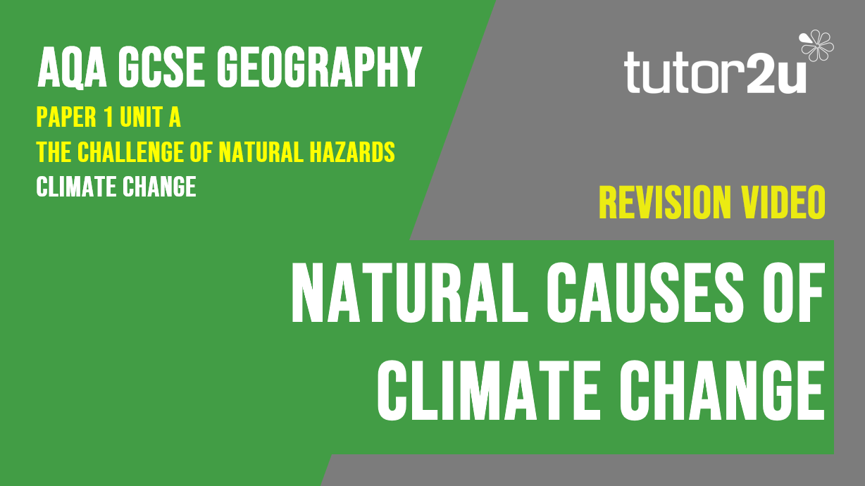 Topic Video for AQA GCSE Geography: Natural Causes of Climate Change ...