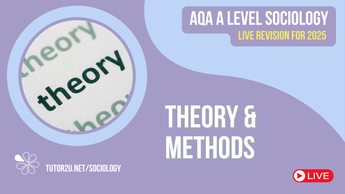 AQA A Level Sociology | Live Revision for 2025 | Theory & Methods ...