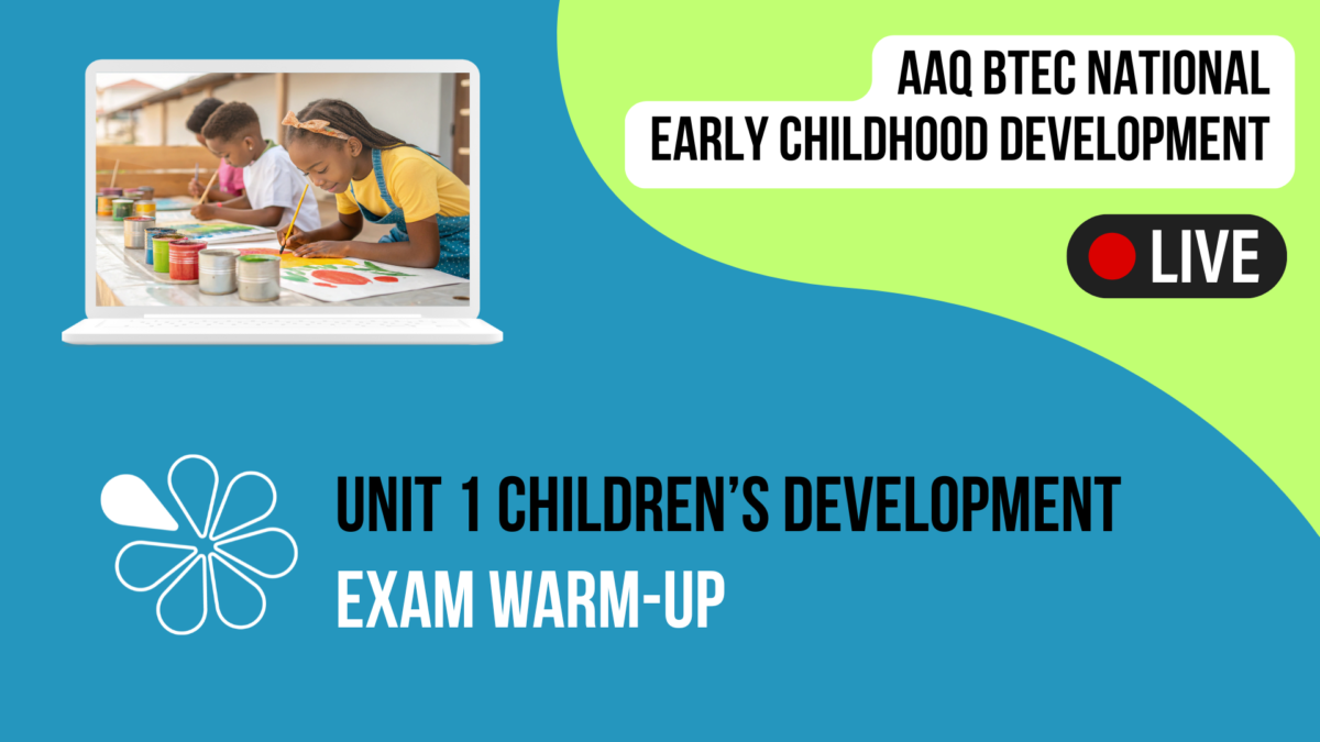 Exam Warm-Up for Unit 1 Children's Development | Livestreams | tutor2u