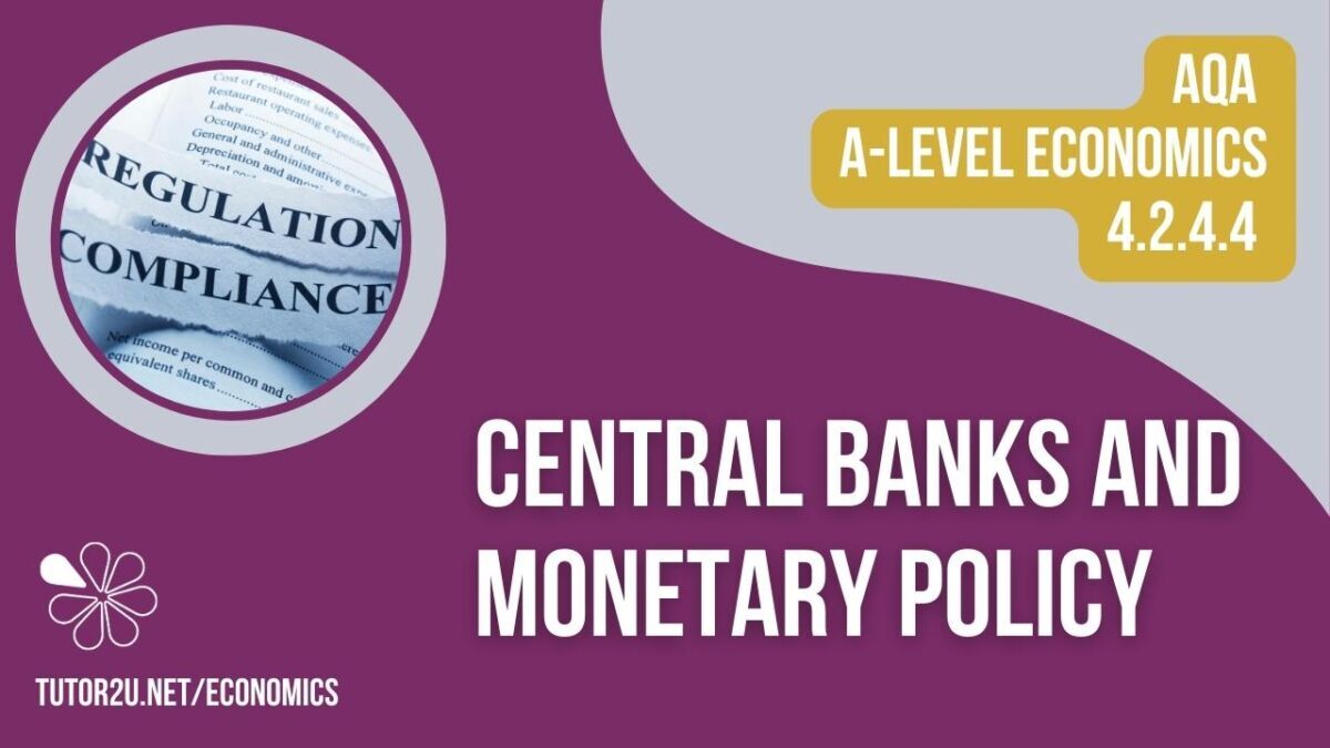 4.2.4.4 Regulation of the Financial System (AQA ALevel Economics Teaching PowerPoint
