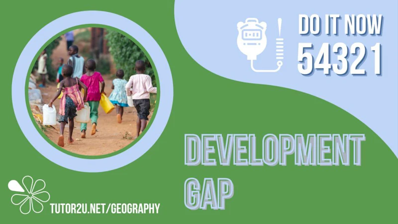 Development Gp 54321 'Do it now' activity for GCSE Geography: The Development Gap ...
