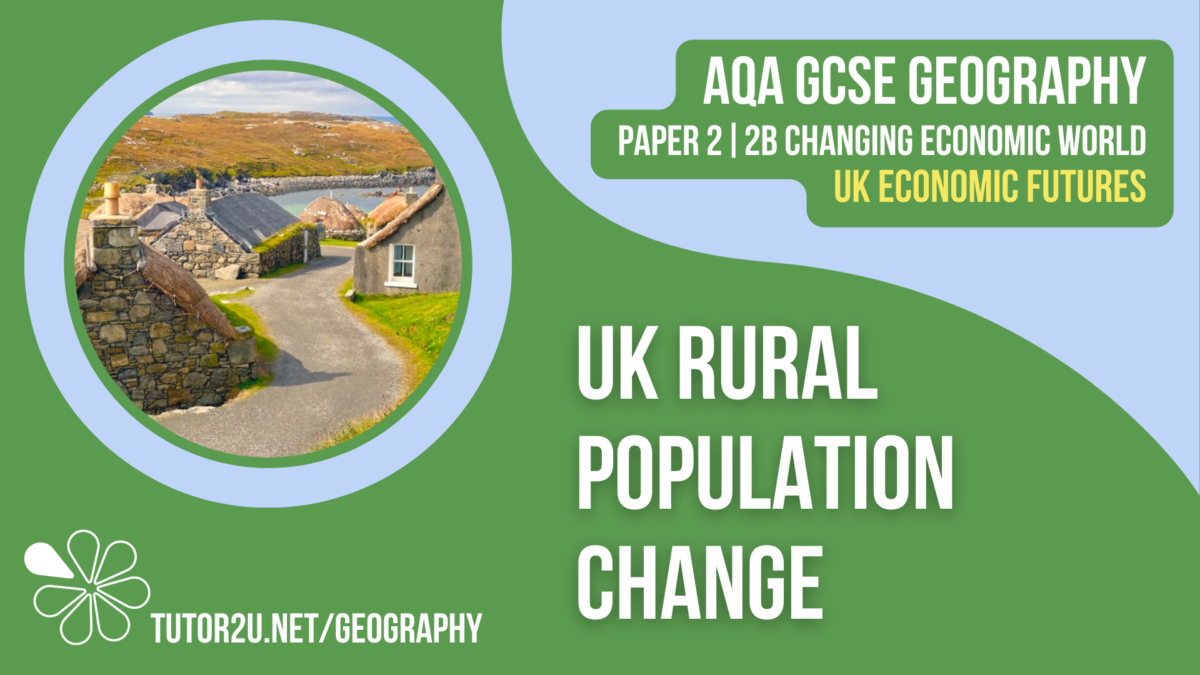 Topic Video for AQA GCSE Geography | UK rural population change (UK ...