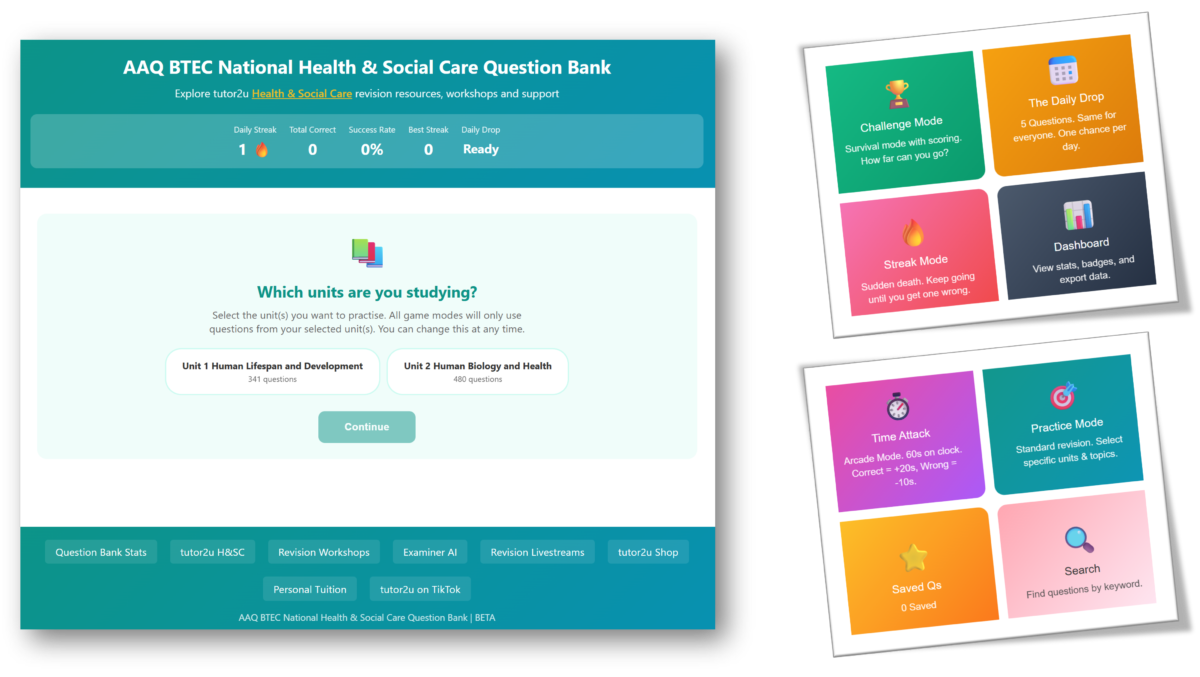 New Resource: AAQ BTEC National Health & Social Care Question Bank ...