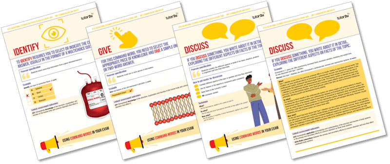 Command Words Display Using Command Words in the Unit 2 Exam | AAQ BTEC National | Reference ...
