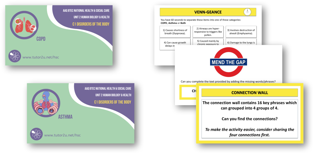 C1.3 COPD and C1.4 Asthma Topic PowerPoints and Interactive Games ...