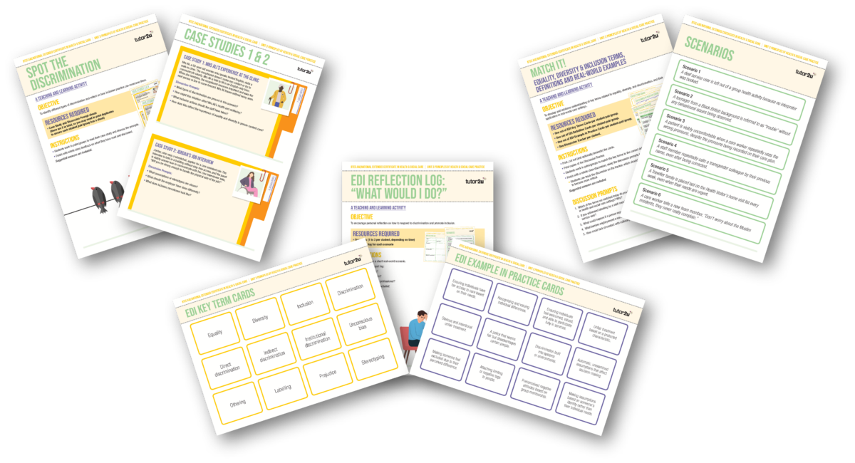Equality Diversity Inclusion and Discrimination Teaching Activities for ...