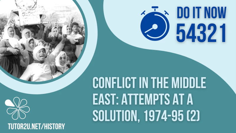 54321 Do It Now Activities for Edexcel GCSE History: Conflict in the