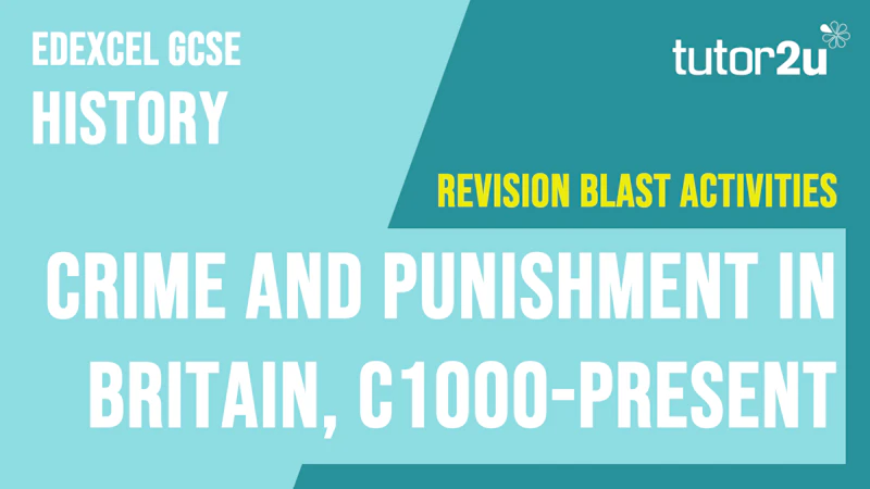 Revise Edexcel GCSE 9-1 History Crime And Punishment In Britain Revision Guide Revise Edexcel GCSE 9-1 History Crime And Punishment In Britain Revision Guide