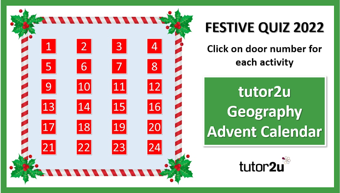 Geography Advent Calendar Festive Lesson Activities Blog Geography