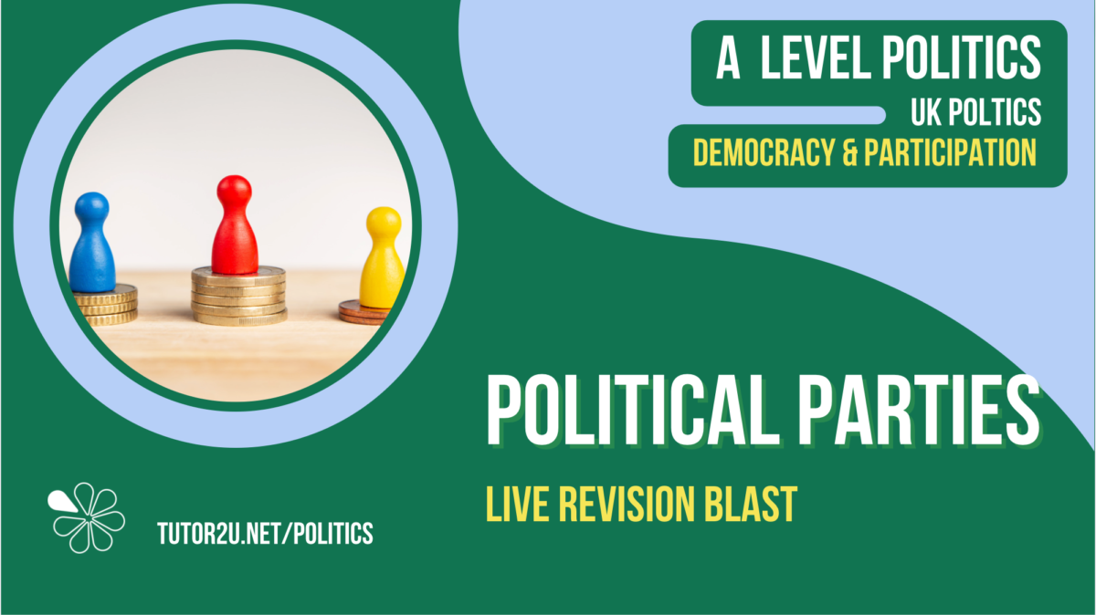 UK Political Parties | Live Revision For A Level Politics | Livestreams ...