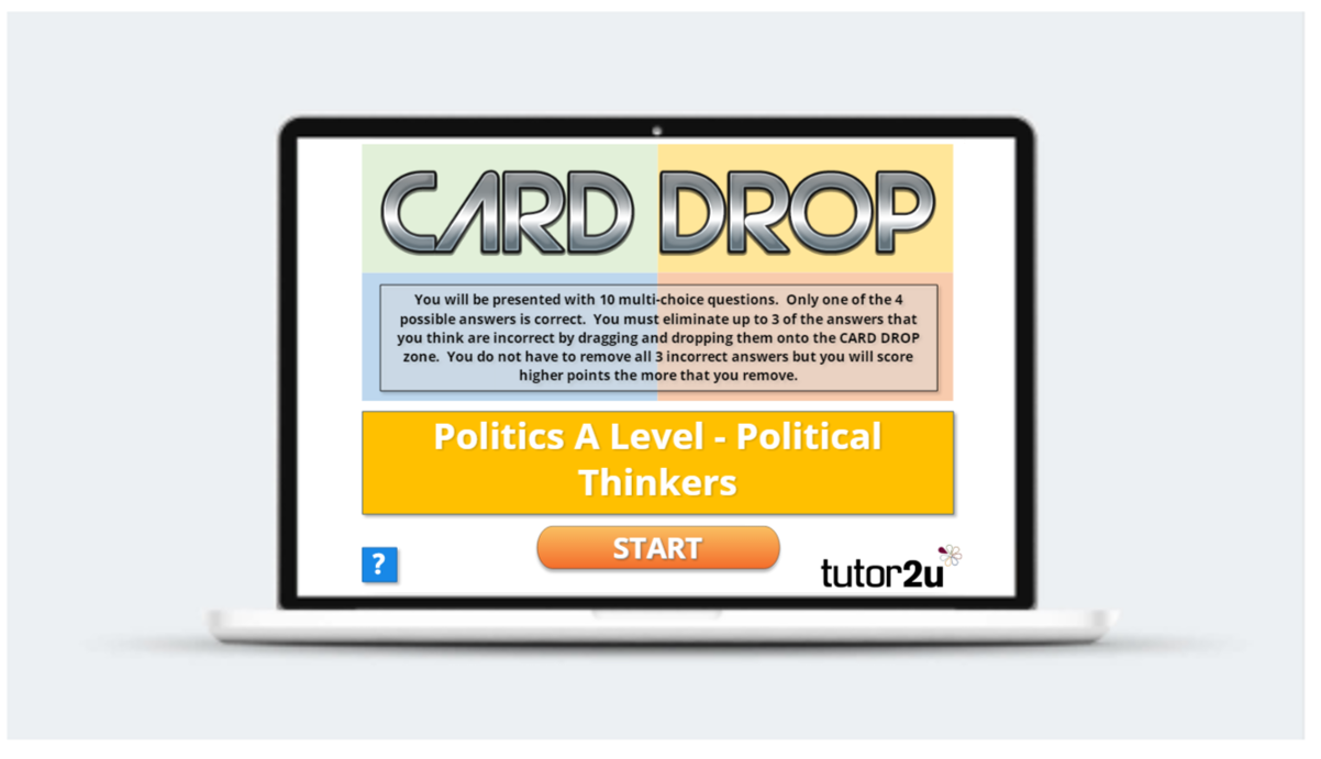 Political Thinkers Card Drop Revision Activities | Reference Library ...