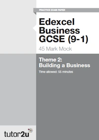 45 mark Mock Theme 2 Edexcel GCSE Business Cover
