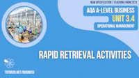 AQA A Level Unit 3 4 Rapid Retrieval Cover