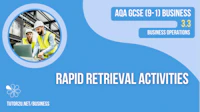AQA GCS Business 3 3 Rapid Retrieval Cover