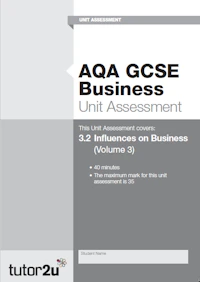 AQA GCSE Business 3 2 Unit Assessment Cover