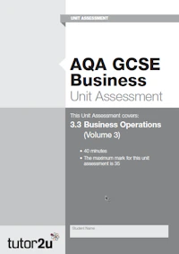 AQA GCSE Business Unit Ass 3 3