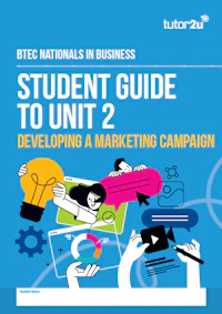 BTEC Business Unit 2 Student Guide Cover