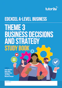 Edexcel A Level Business Theme 3 Study Book Cover