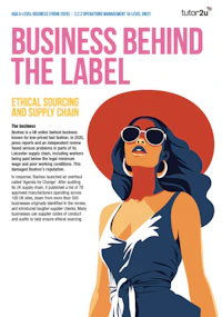 Aqa alevel business boohoo teaching activity