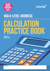 Aqa alevel business calcbook 2026 cover