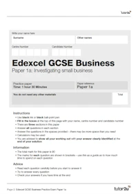 Bus Edx Gcse Practicepaper